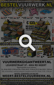 Vuurwerkfolder Vuurwerkgigant Weert